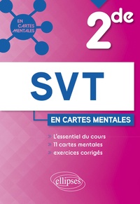 Real book pdf téléchargement gratuit SVT 2de en cartes mentales  - L'essentiel du cours, 11 cartes mentales, exercices et corrigés par Monique Belloncle