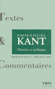 EMMANUEL KANT. - Histoire et politique.pdf