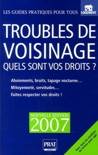 Télécharger les manuels scolaires complets Troubles de voisinage  - Quels sont vos droits ? par Monique Ciprut in French