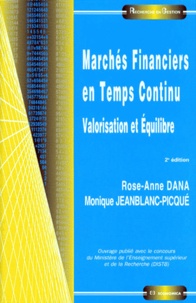 MARCHES FINANCIERS EN TEMPS CONTINU. Valorisation et Equilibre, 2ème édition.pdf