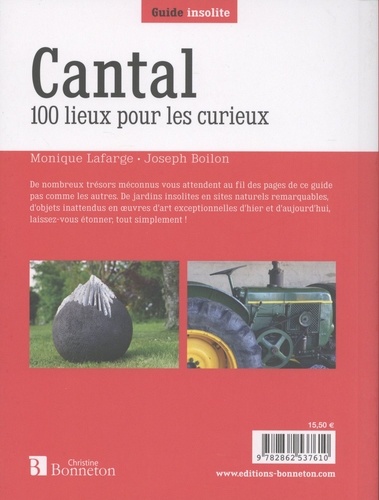 Cantal. 100 lieux pour les curieux
