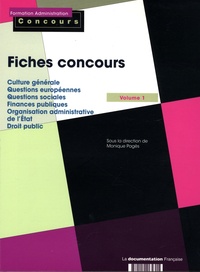 Monique Pagès - Fiches concours Catégories A et B - Volume 1.