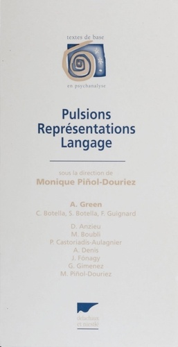 Pulsions, représentations, langage. [colloque]