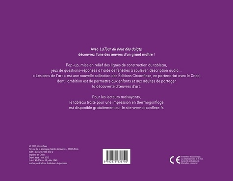 Georges de La Tour du bout des doigts  avec 1 CD audio