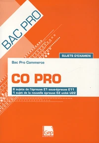 Bac Pro Commerce CO Pro Sujets d'examen