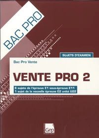 Vente pro 2 Bac Pro Vente