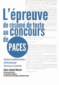 L'épreuve de résumé de texte au concours de PACES