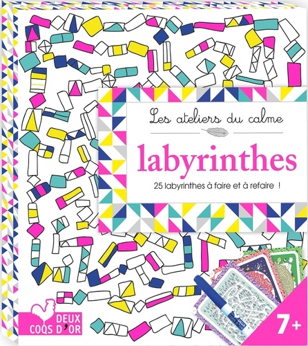  Monsieur Dupont - Labyrinthes - 25 labyrinthes à faire et à refaire ! Avec un stylo effaçable.
