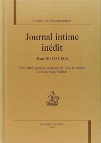 Journal intime inédit