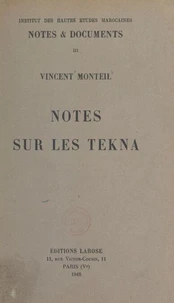 Notes sur les Tekna