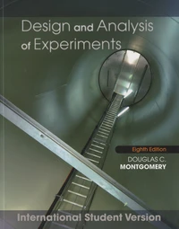 Design and Analysis of Experiments