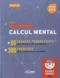 Tout le programme de calcul mental Cycle 2