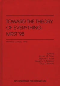 TOWARD THE THEORY OF EVERYTHING : MRST'98