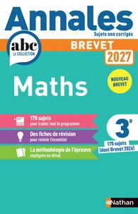 Annales Brevet Maths 2027 - NC
