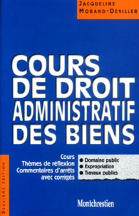Cours de droit administratif des biens