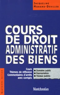 Cours de droit administratif des biens