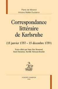 Correspondance littéraire de Karlsruhe