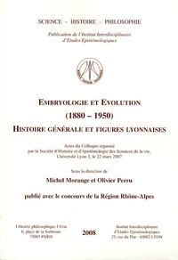 Embryologie et évolution (1880-1950)