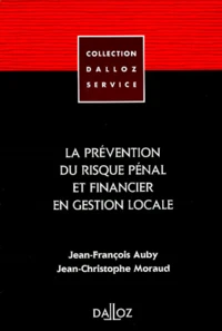La Prevention Du Risque Penal Et Financier En Gestion Locale. Edition 1998