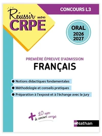Français première épreuve d'admission