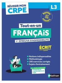 Français 1er épreuve d'admissibilité L3