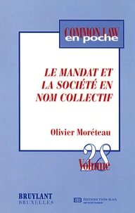 Le mandat et la société en nom collectif