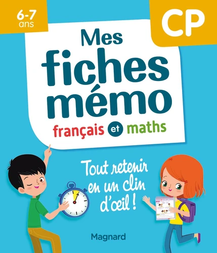 Couverture de Mes fiches mémo français et maths CP