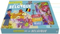 Morgane Delaisse et Virginie Chiodo - A la découverte de la Belgique - Un livre documentaire, un plateau géant aimanté, 50 pièces magnétiques.