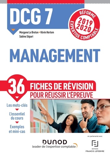 DCG 7 Management. Fiches de révision  Edition 2019-2020
