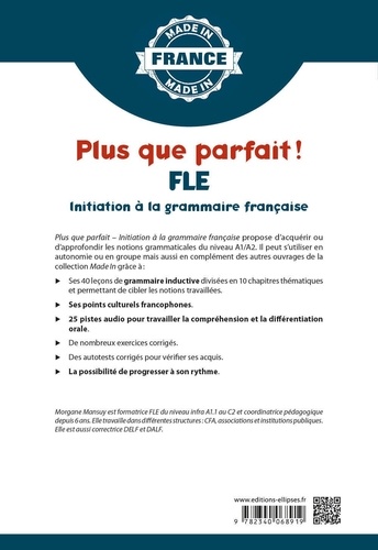 Plus que parfait !. Initiation à la grammaire française - A1/A2