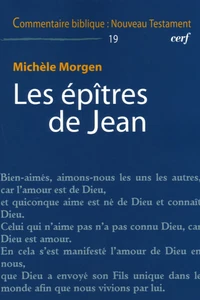 Les épîtres de Jean