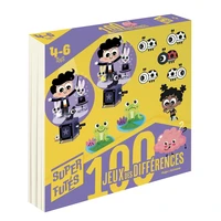 100 jeux des différences pour Super Futés 4-6 ans