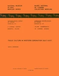 Thule Culture in Western Coronation Gulf, N.W.T.