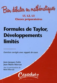 Formules de Taylor, développements limités