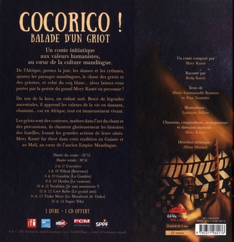 Cocorico ! Balade d'un griot  avec 1 CD audio