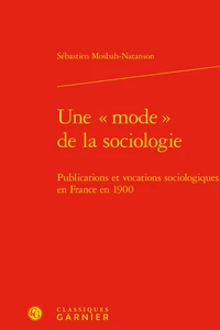 Une "mode" de la sociologie