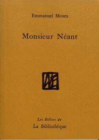 Monsieur Néant