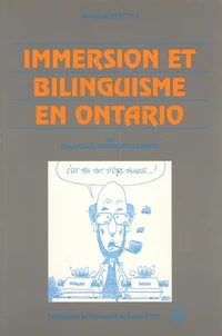 Immersion et bilinguisme en Ontario