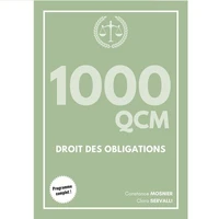 1000 QCM en droit des obligations