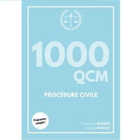 1000 QCM en procédure civile