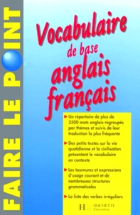 Vocabulaire de base anglais-français