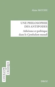 Une philosophie des Antipodes