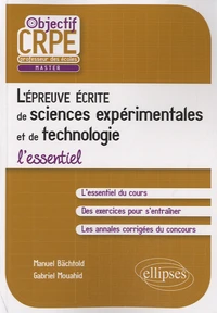 L'épreuve écrite d'admissibilité de sciences expérimentales et de technologie