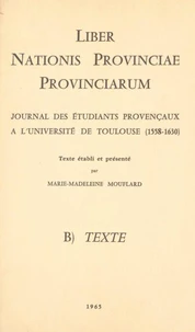 Liber nationis provinciae provinciarum