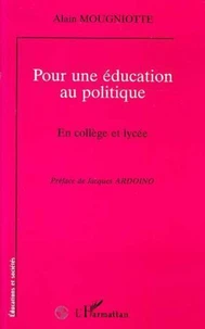 Pour une éducation au politique
