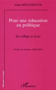 Pour une éducation au politique