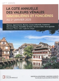 Valeurs vénales au 1er janvier 2025