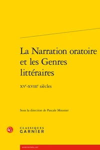 La narration oratoire et les genres littéraires