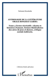 Anthologie de la littérature orale Songhay-Zarma