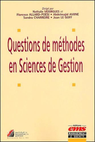  MOURGUES N. - Questions De Methodes En Sciences De Gestion.